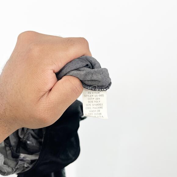 Syrup Womens Vintage Whimsical Y2K Witchy Velvet Floral Side Slit Dress Size M - Picture 5 of 9